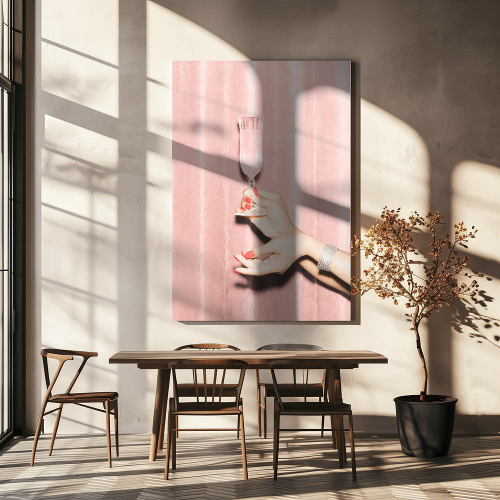 Here's To Pink 01 | Canvas