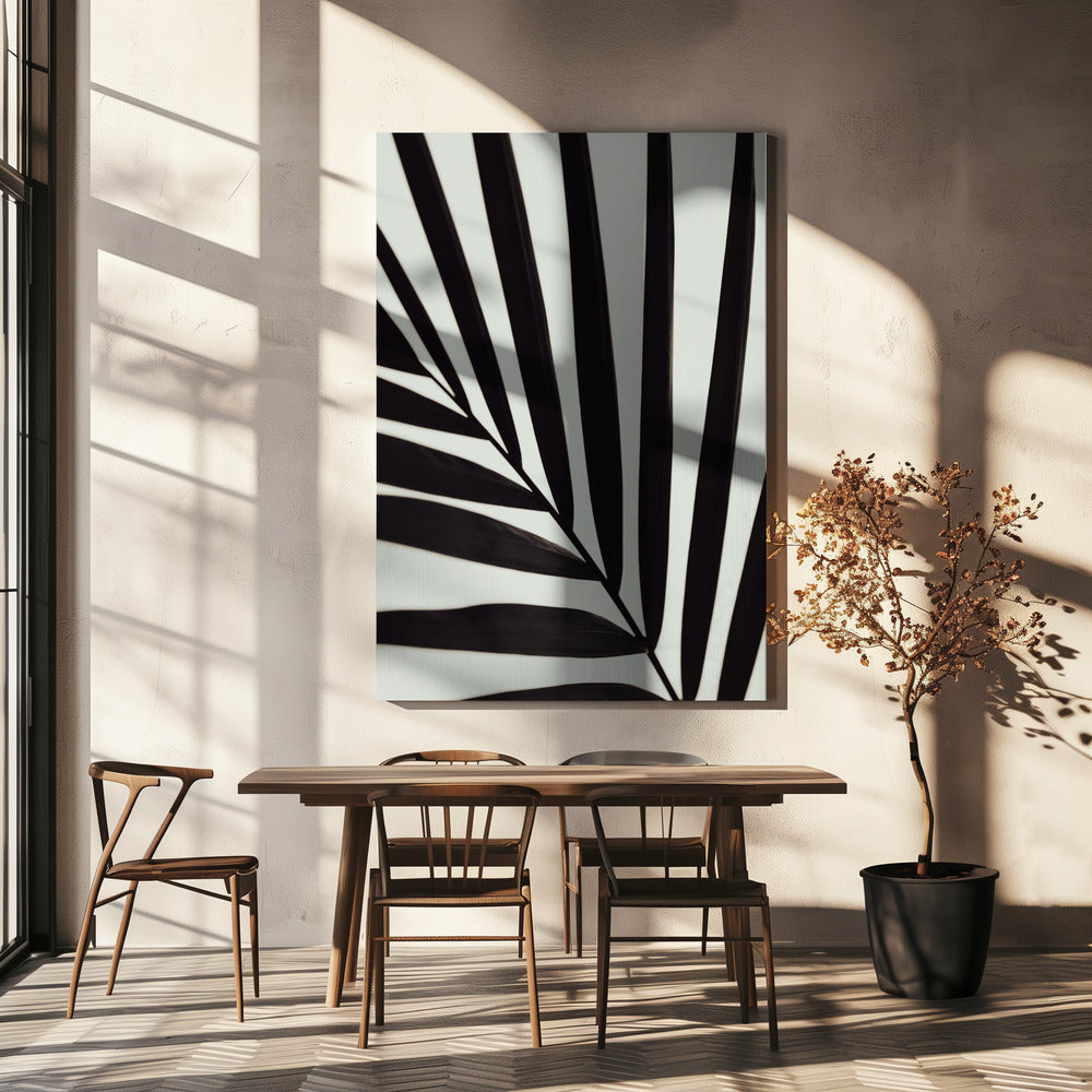 Grafik Palmblatt_1 | Leinwand