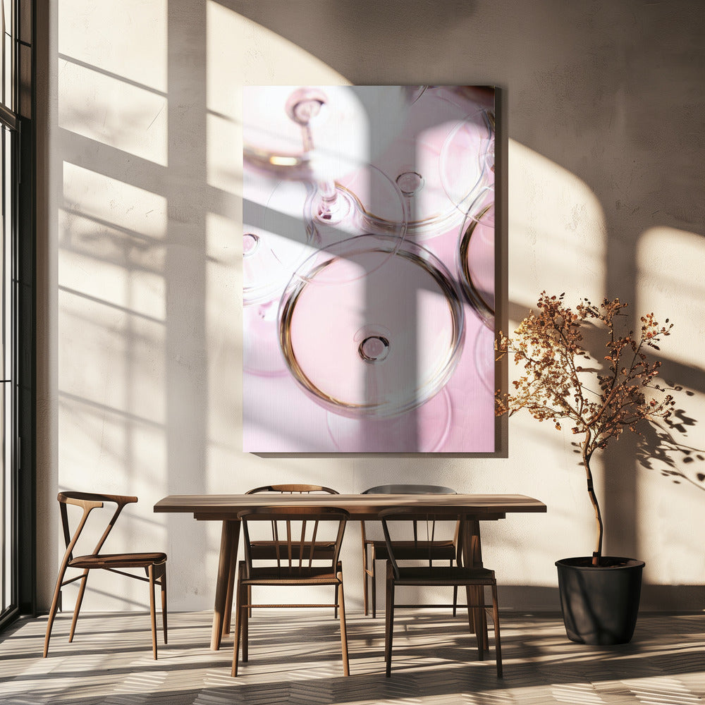 Champagnerturm_2 | Leinwand