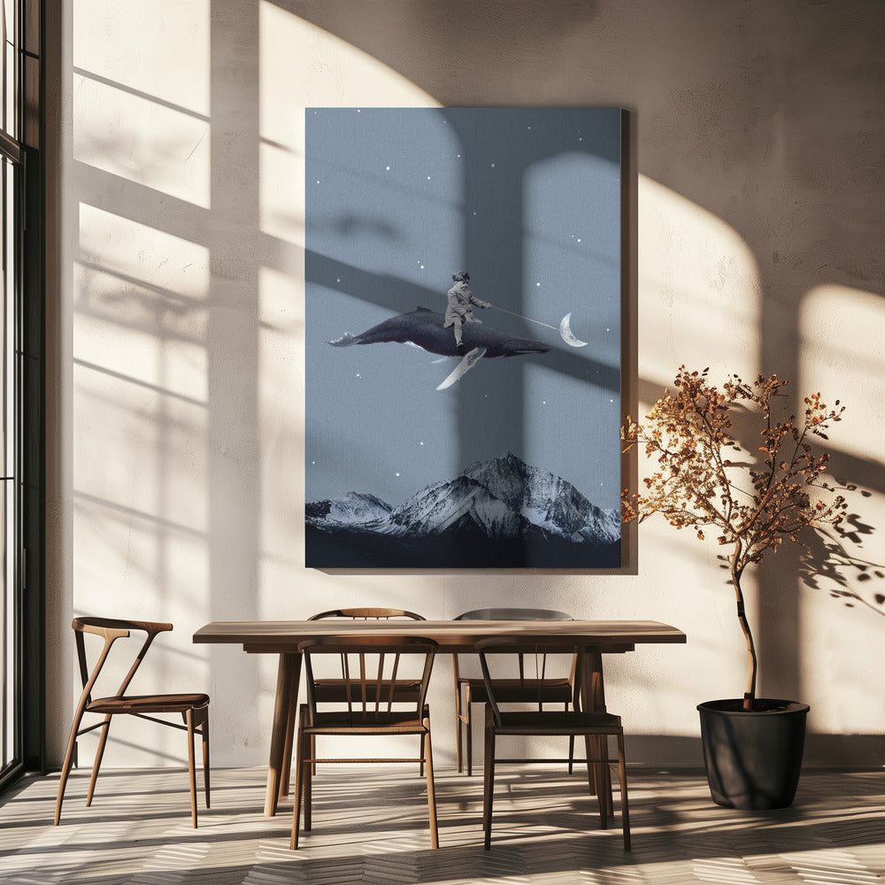 Ziel für den Mond | Leinwand
