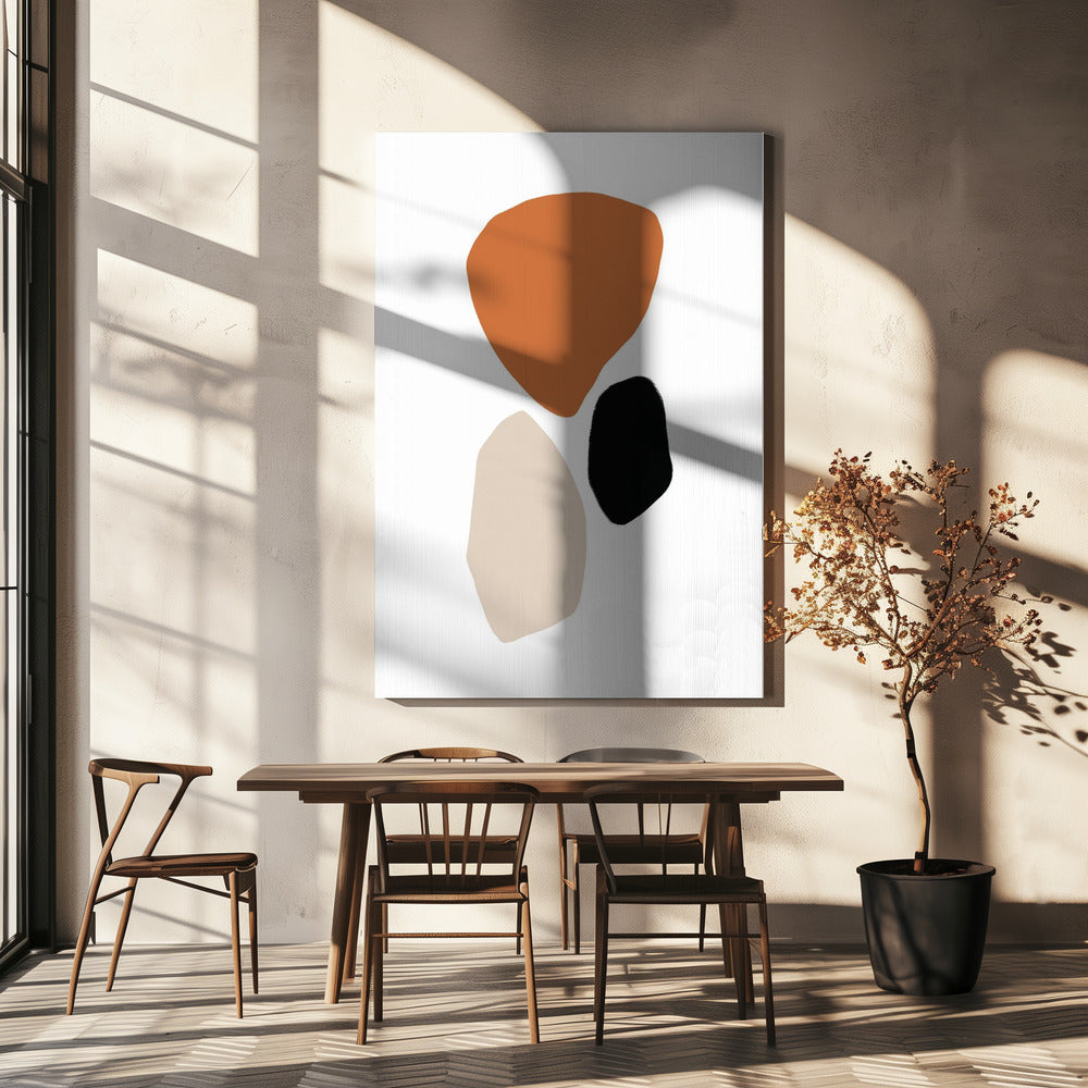Organic Shapes in Earthy Tones | Canvas