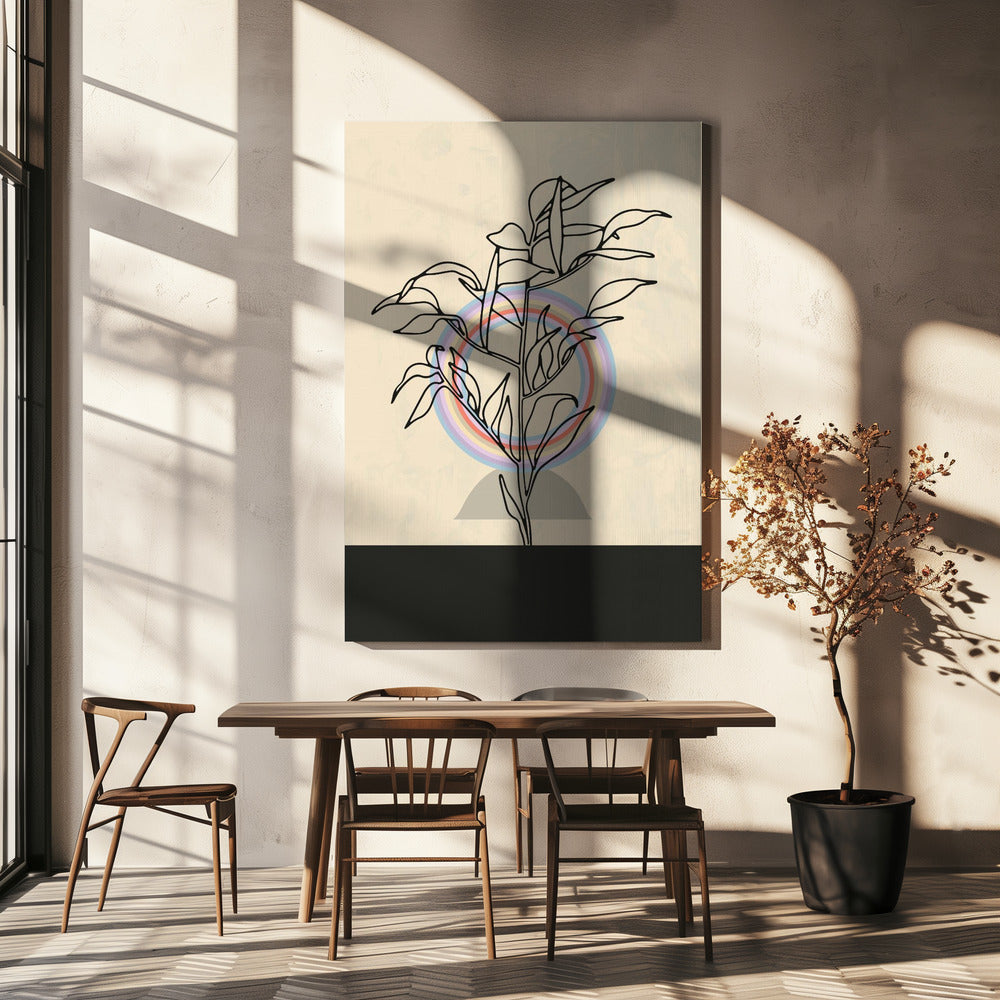 Abstrakte Blume 2 | Leinwand
