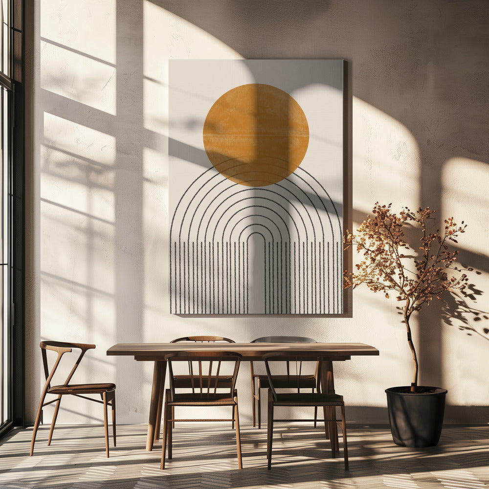Bogen und Sonnenstrahl | Leinwand