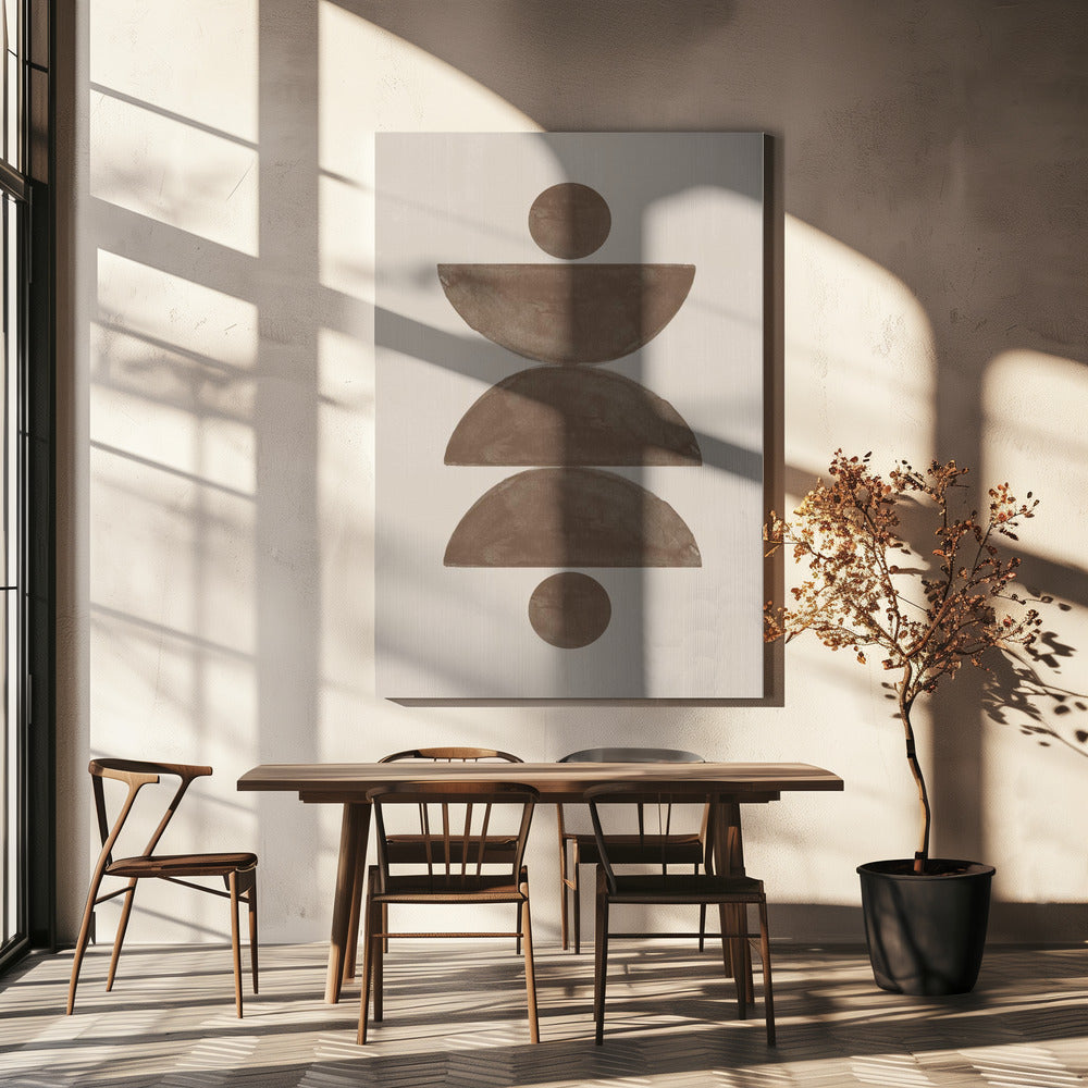 Ausgewogene Geometrie | Leinwand