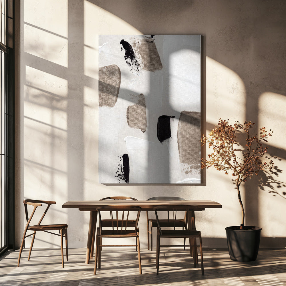 Abstrakte Wischbewegungen | Leinwand