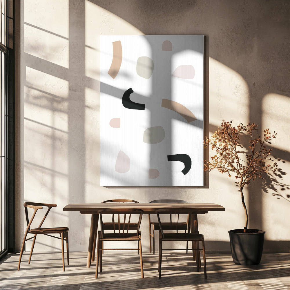 Organic Shapes and Neutral Tones | Canvas