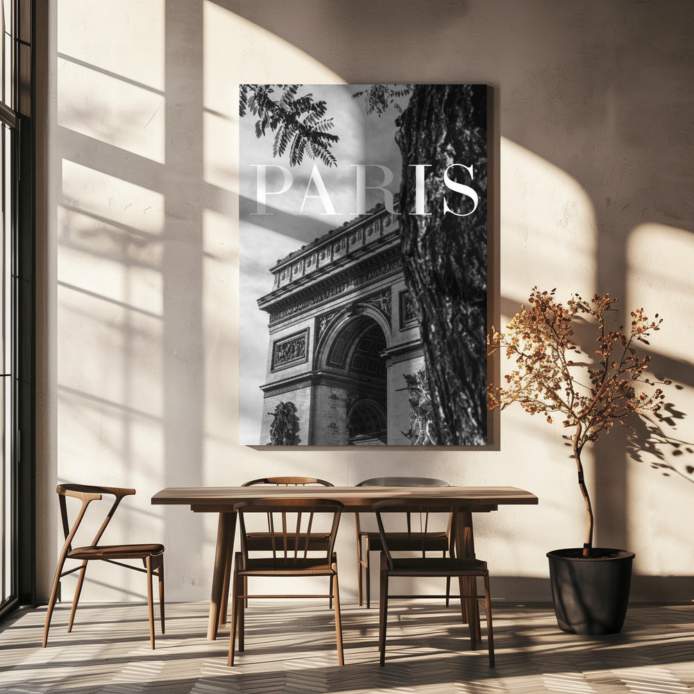 Paris Text 7 | Leinwand