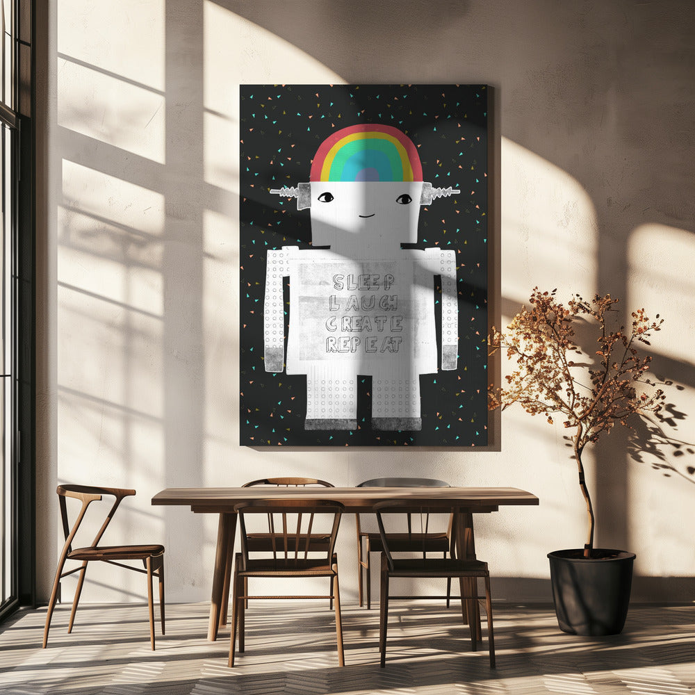 Leben in Schaltkreisen | Leinwand