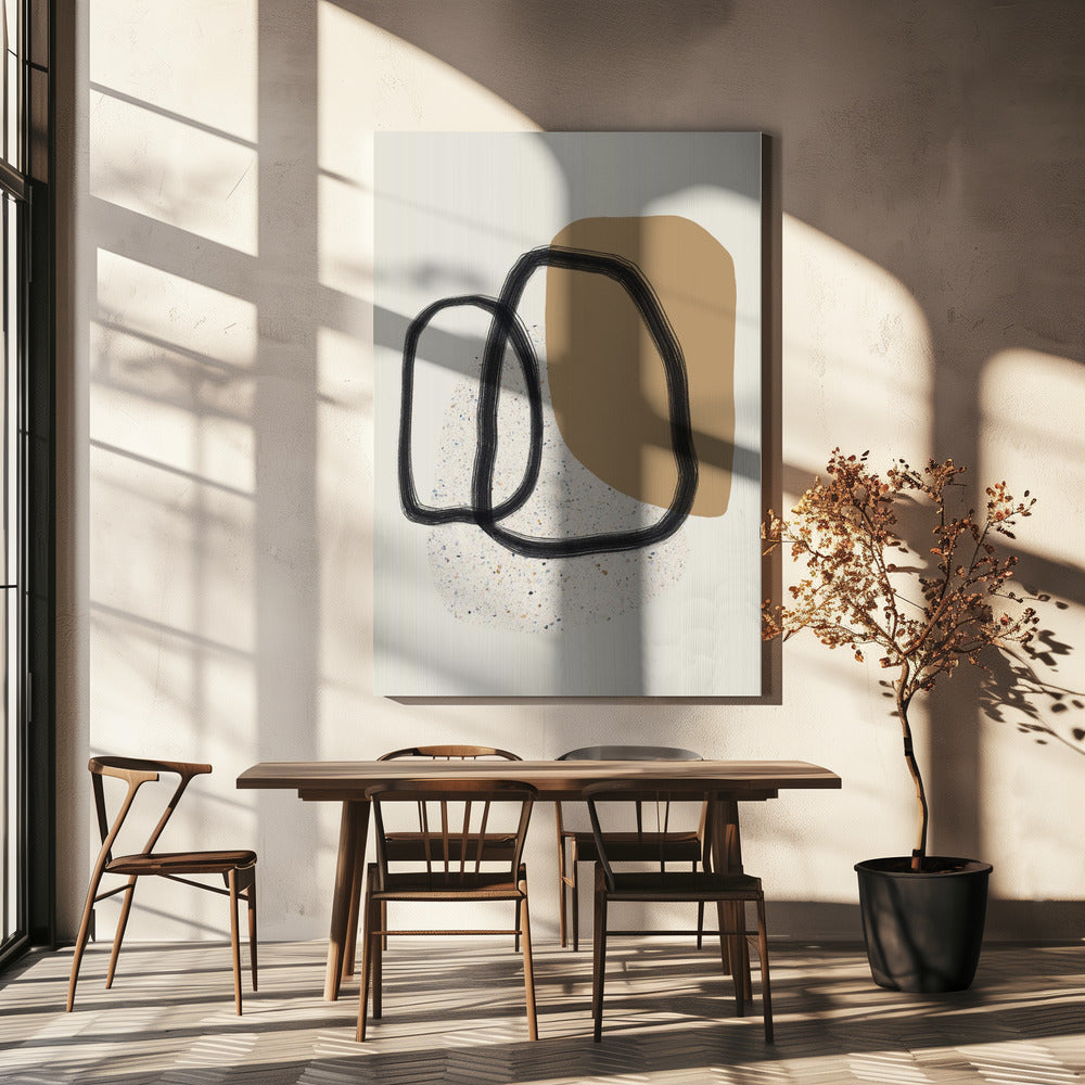 Organic Shapes And Earthy Tones | Canvas