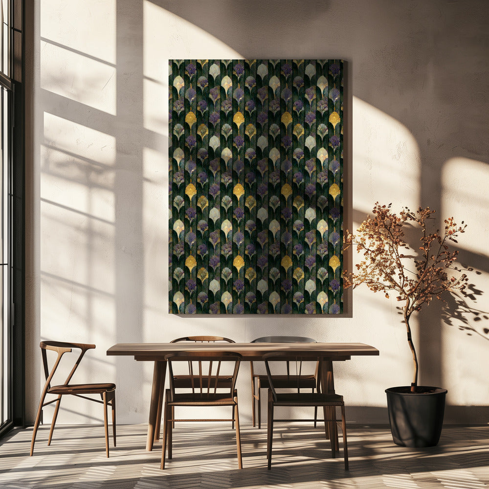 Verzierte Schnörkel | Leinwand