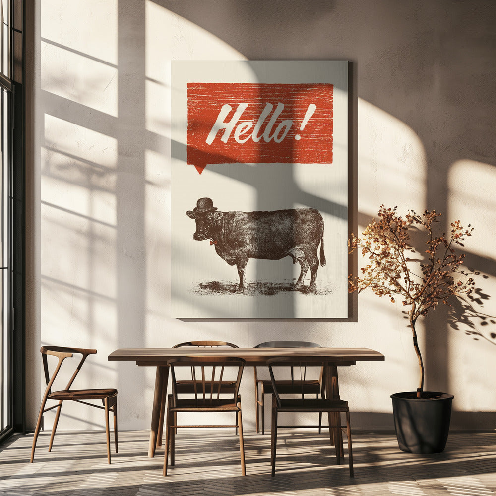 Hallo | Leinwand
