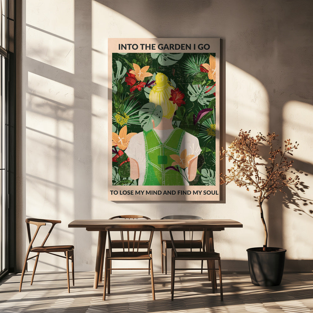 In den Garten (blond) | Leinwand