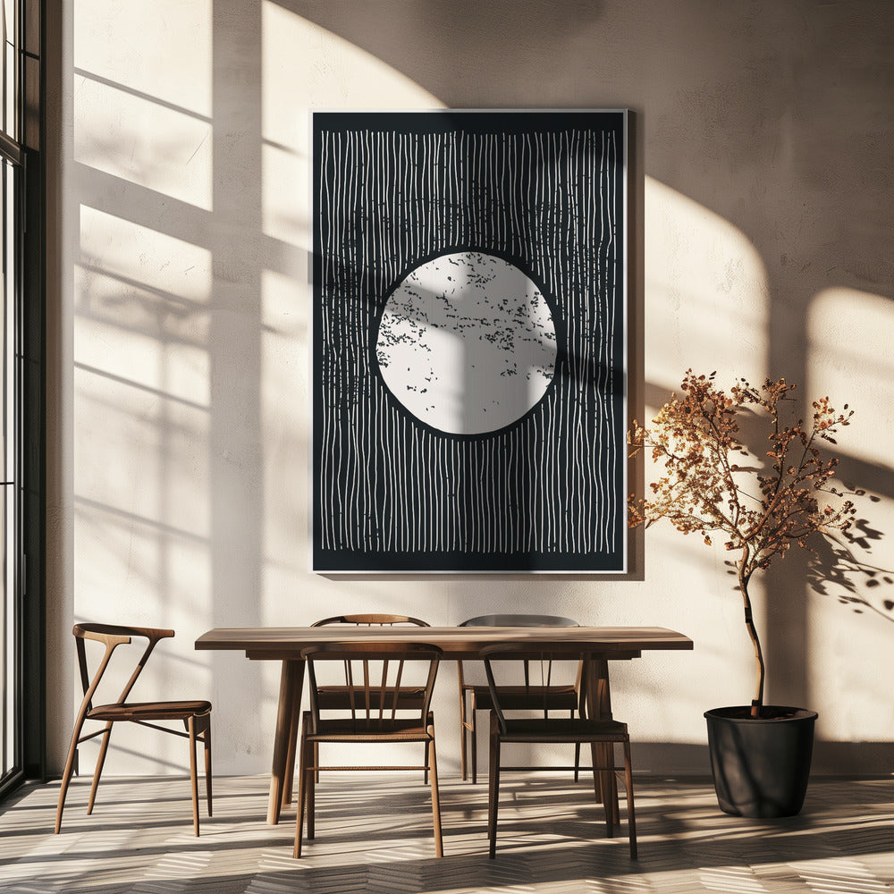 Minimaler Mond | Leinwand