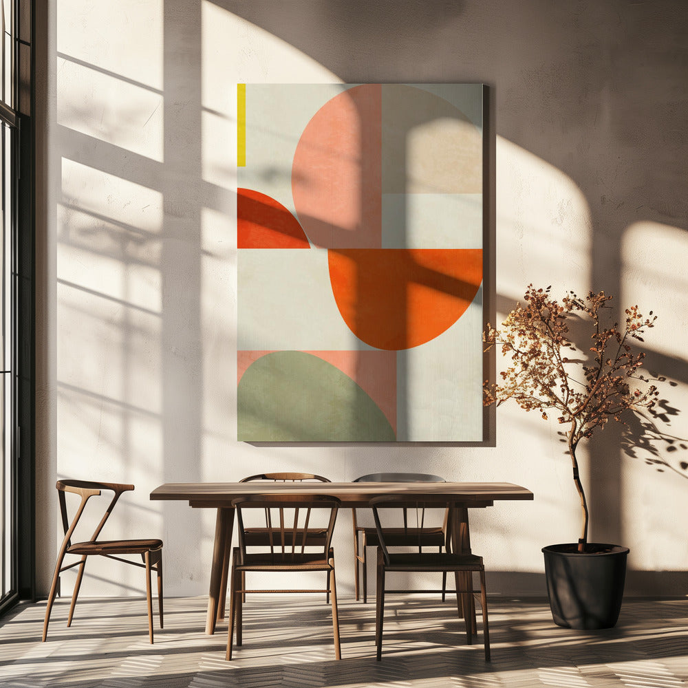 Summer Circles22 2 V | Canvas