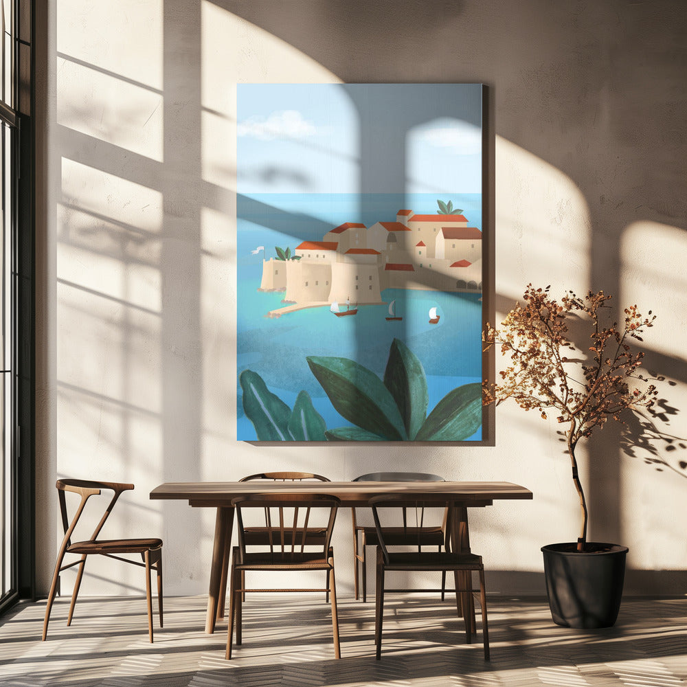 Dubrovnik Stadt | Leinwand