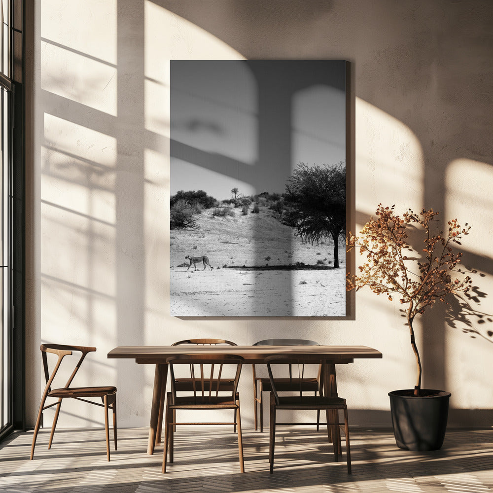 Gepardeneinsamkeit | Leinwand