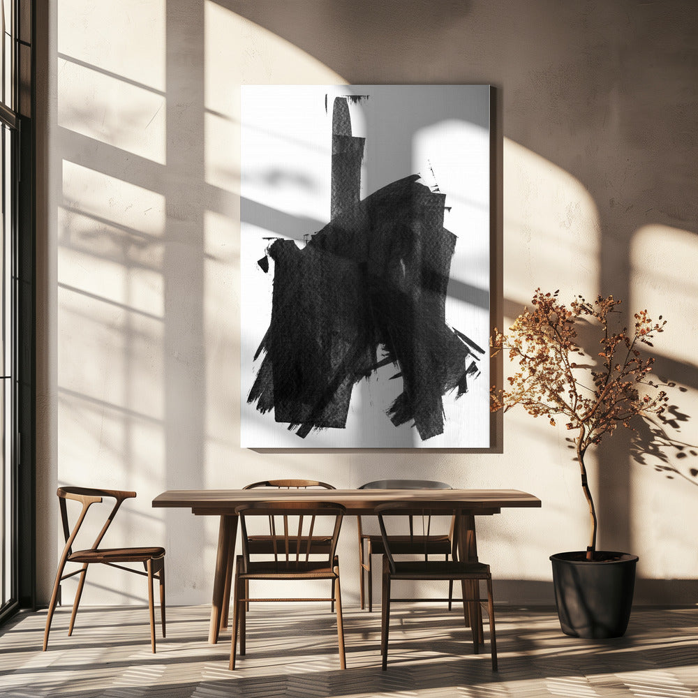 Chaotische Striche | Leinwand
