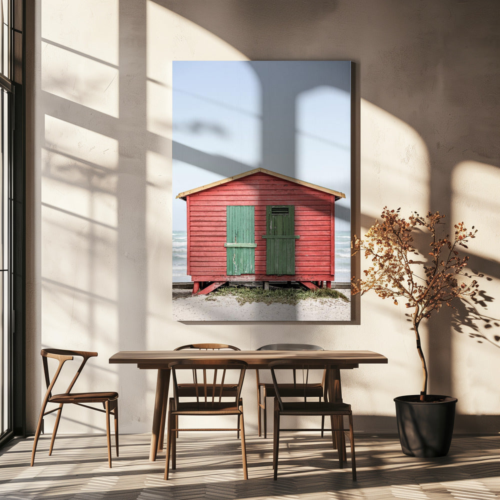 Strandhütte | Leinwand