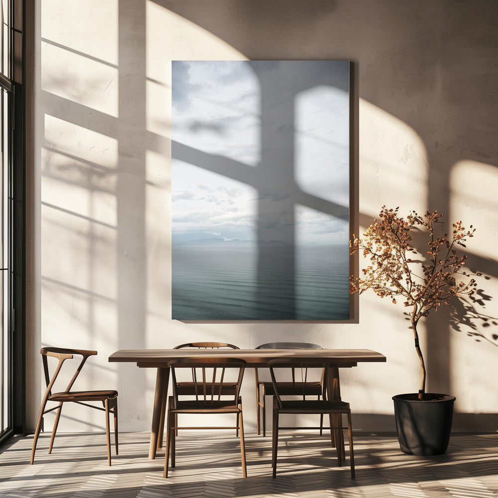 Nebliger Ozean Ruhe | Leinwand