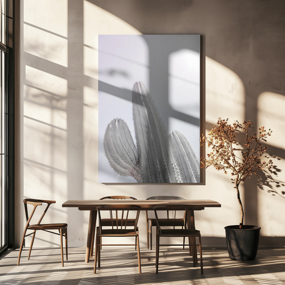 Minimalistischer Kaktus | Leinwand