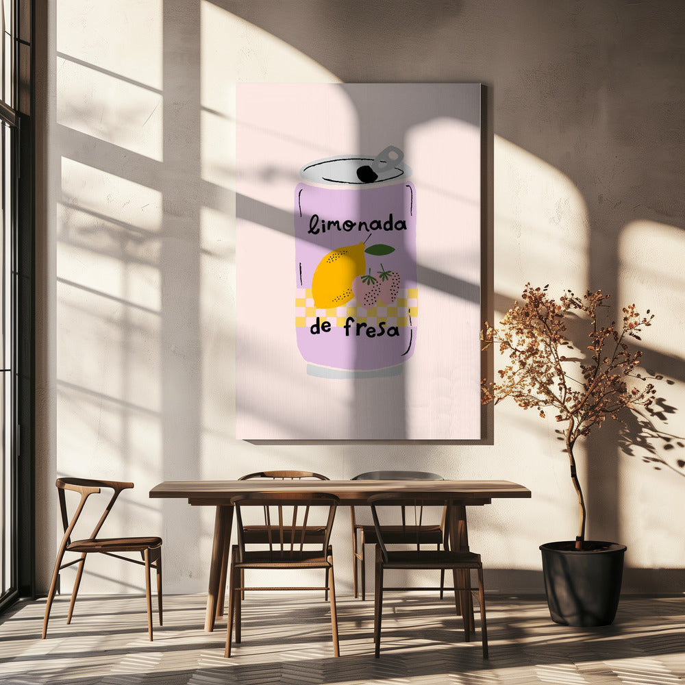 Erdbeerlimonade | Leinwand