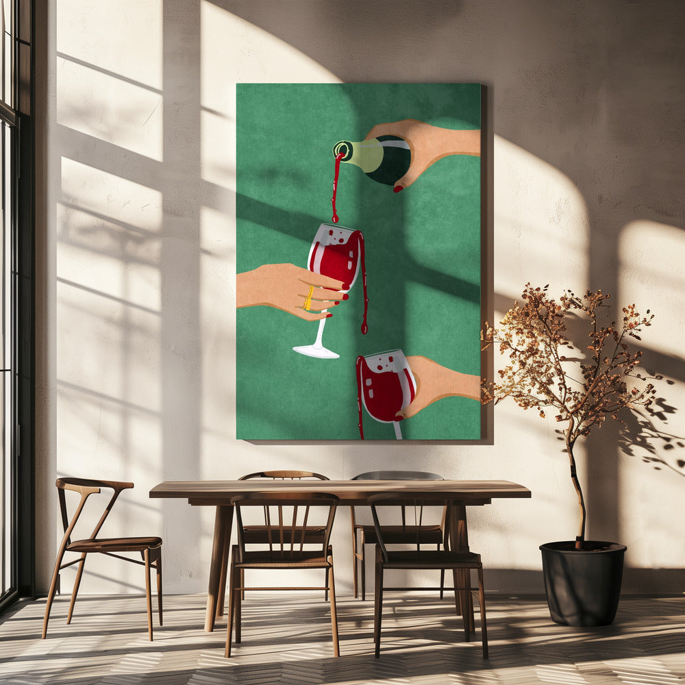 Prost Mädchen | Leinwand