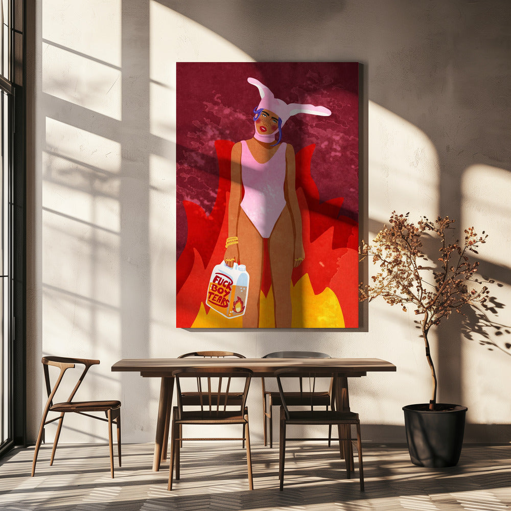 Girl On Fire | Canvas