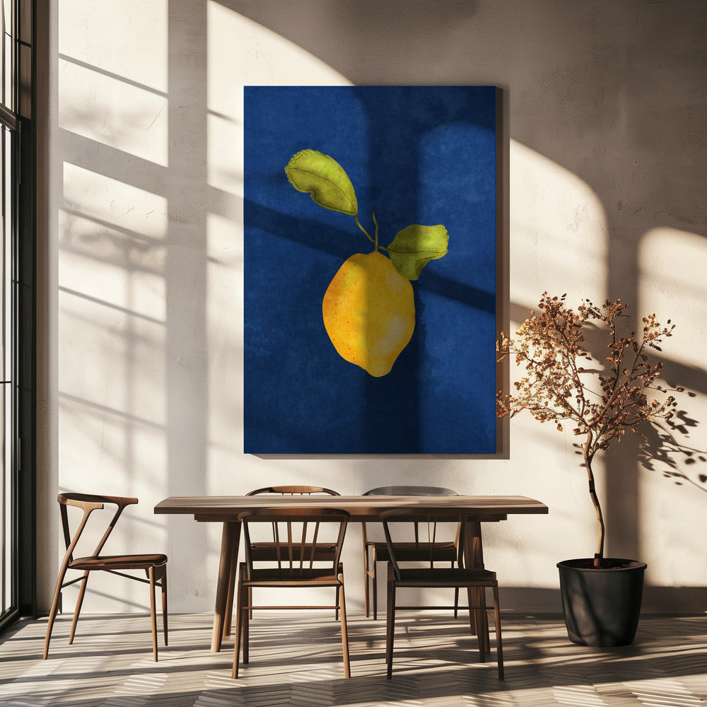 Nur eine kleine Zitrone | Leinwand