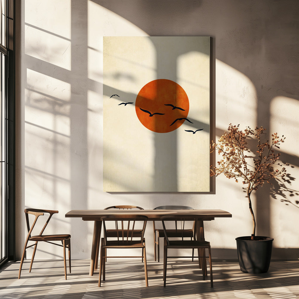 Tanzen mit der Sonne | Leinwand