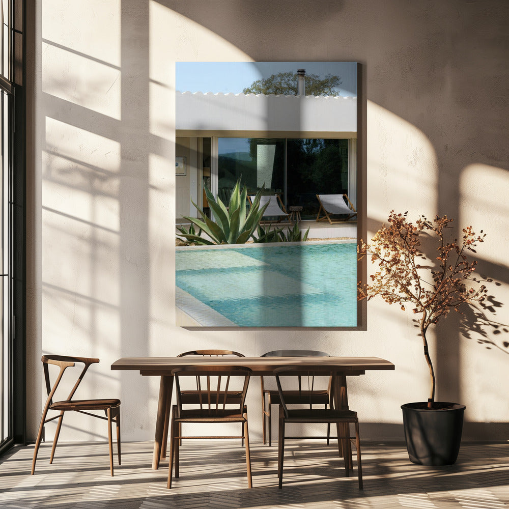 Casadavolta Schwimmbad | Leinwand