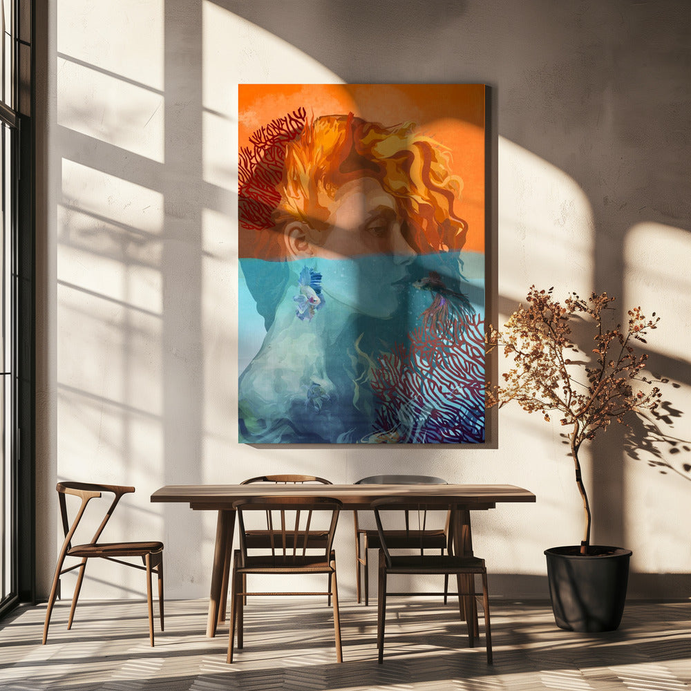 Oceanic Duality | Canvas