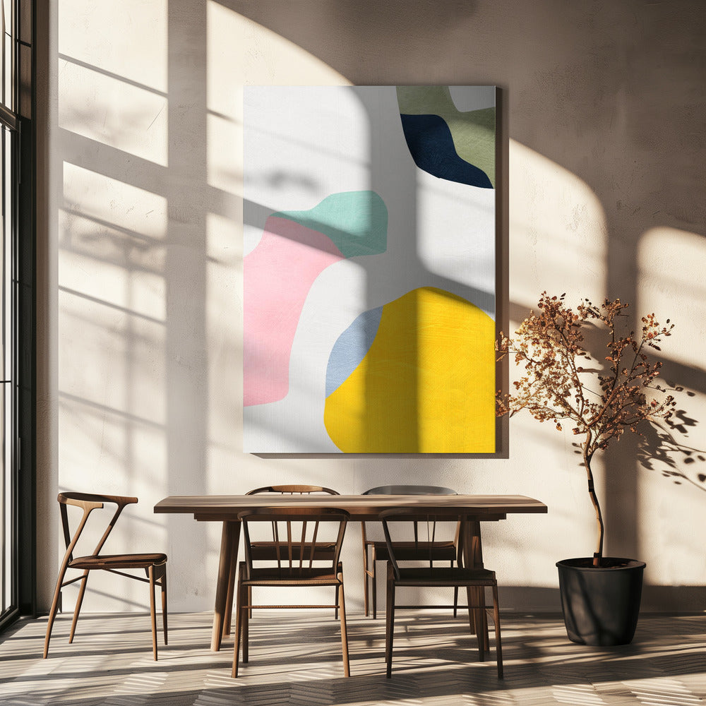 Pastel Minimal shapes | Canvas