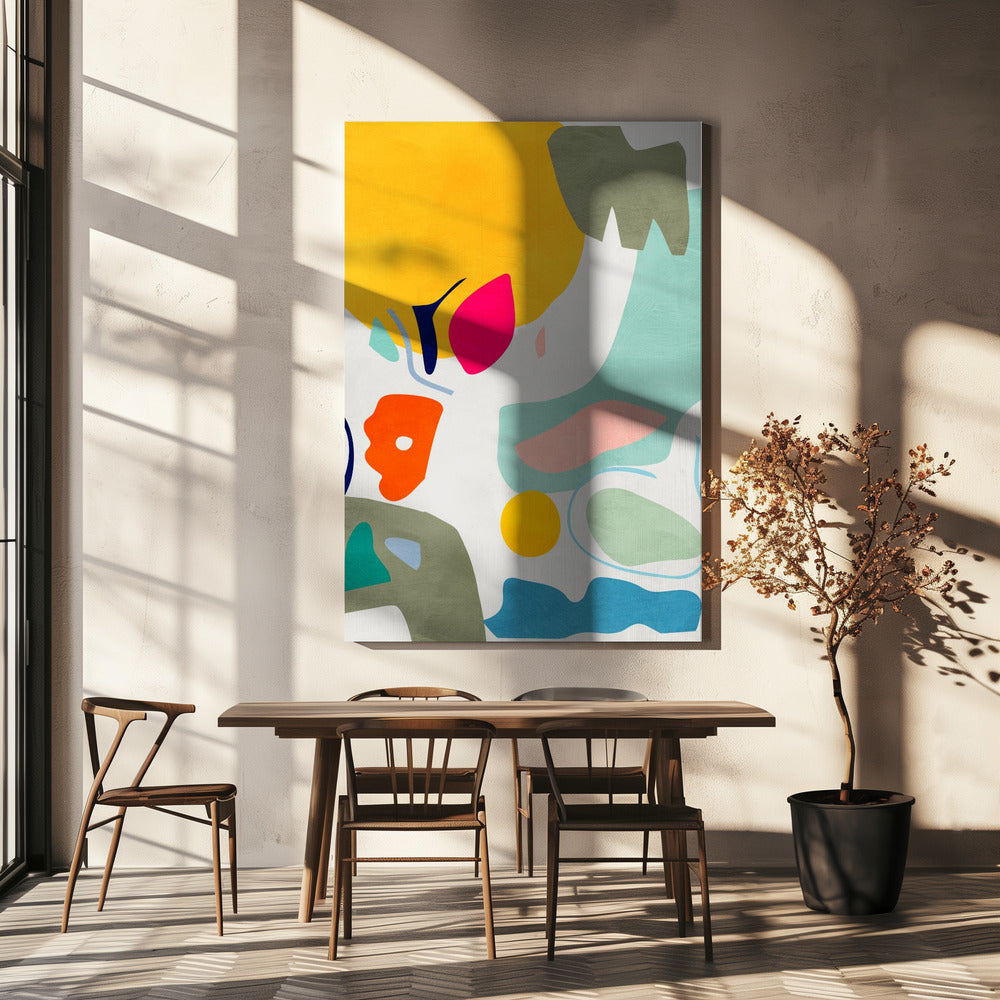Landscape inspired cut out | Canvas
