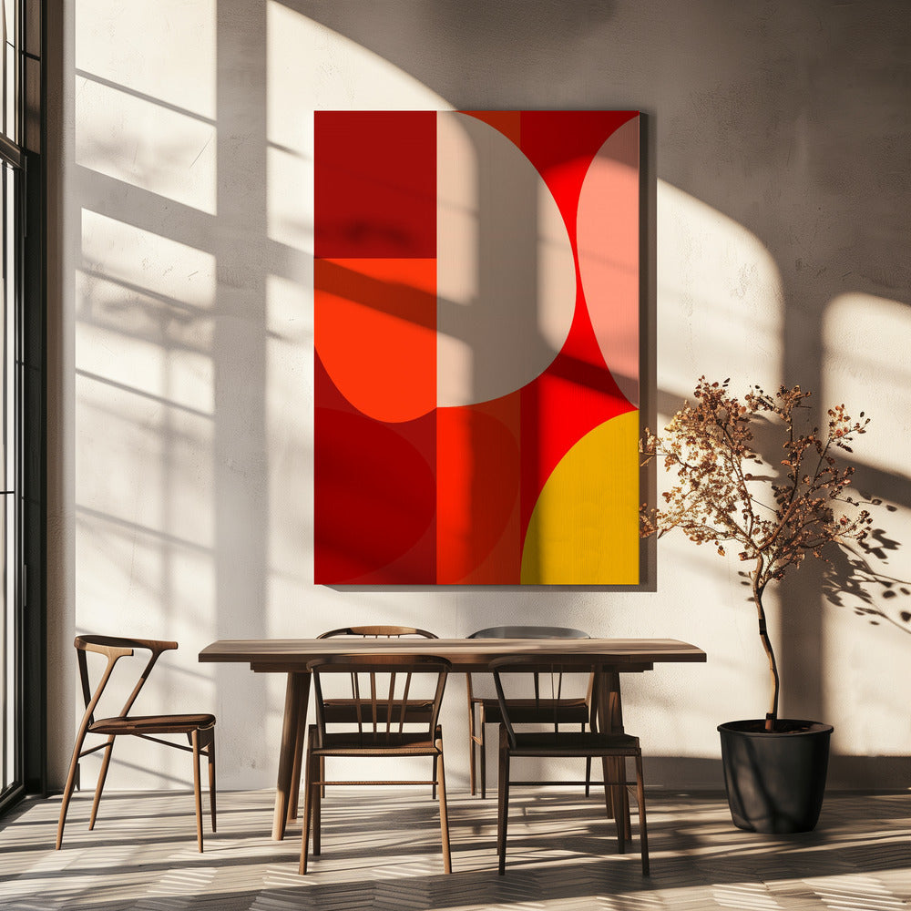 Mid Century Pastel 10 | Canvas