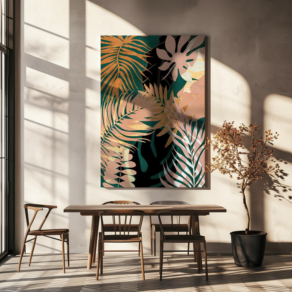 Leaves Summerly | Canvas