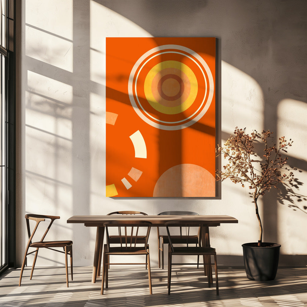 Spring Mid Rhapsody Orange 4 | Canvas