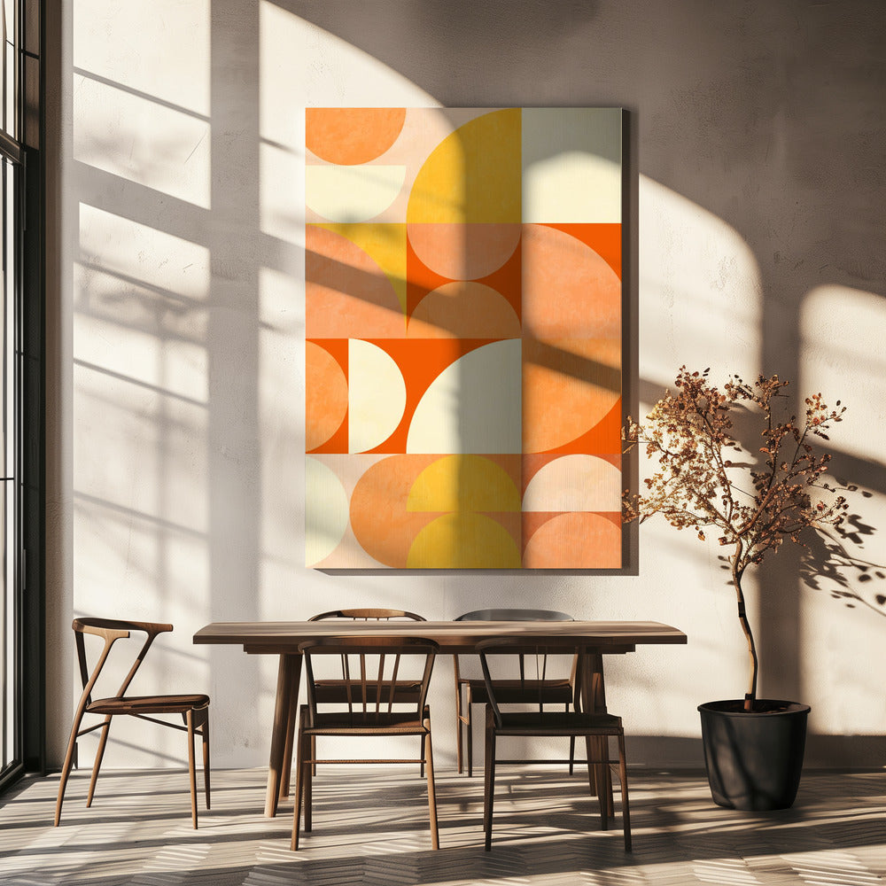 Spring Mid Rhapsody Orange 3 | Canvas