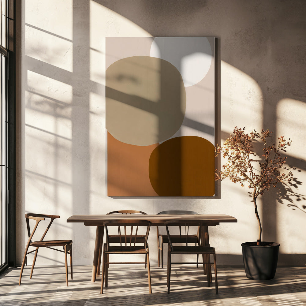 Erdiger Minimalist | Leinwand