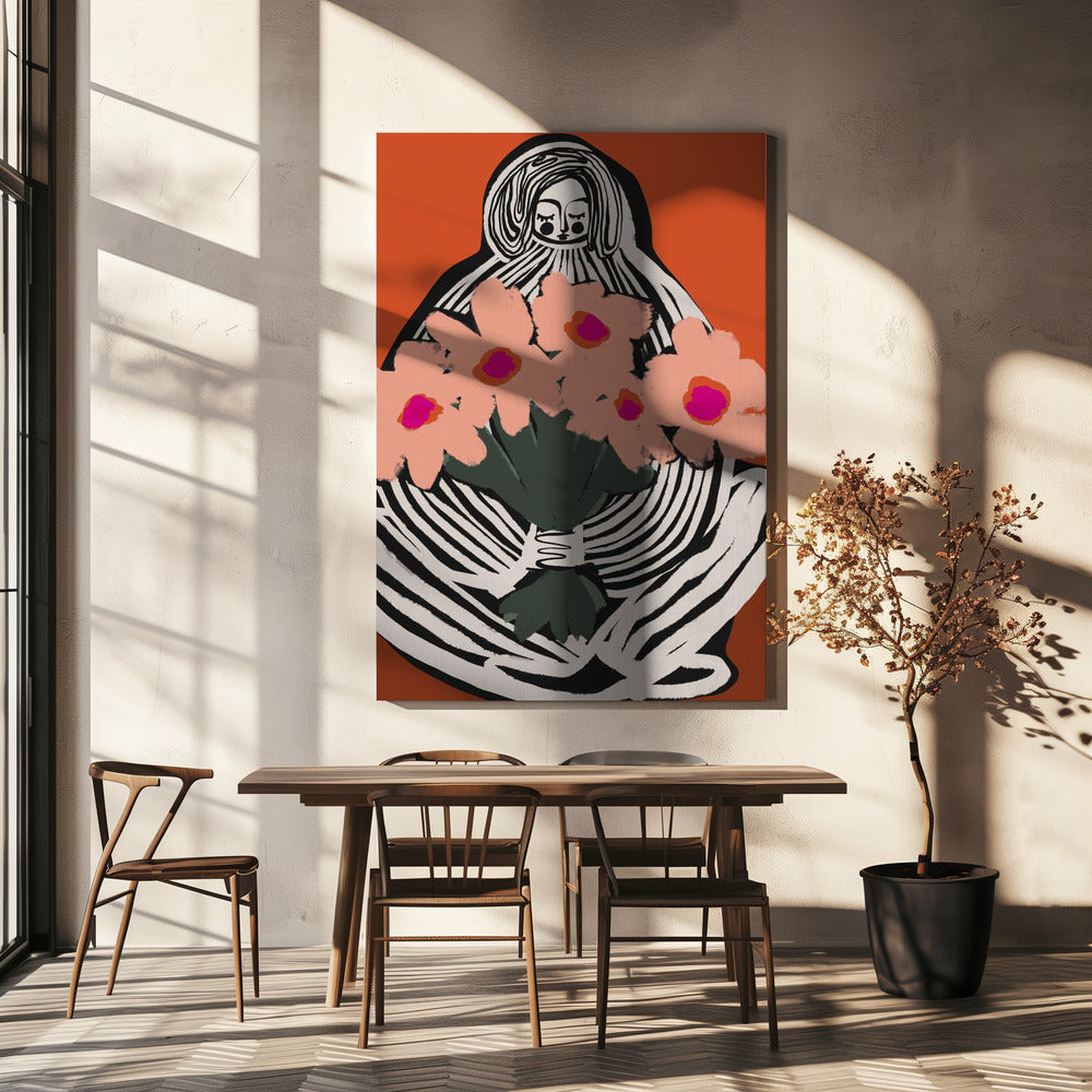Meine schönen Blumen | Leinwand