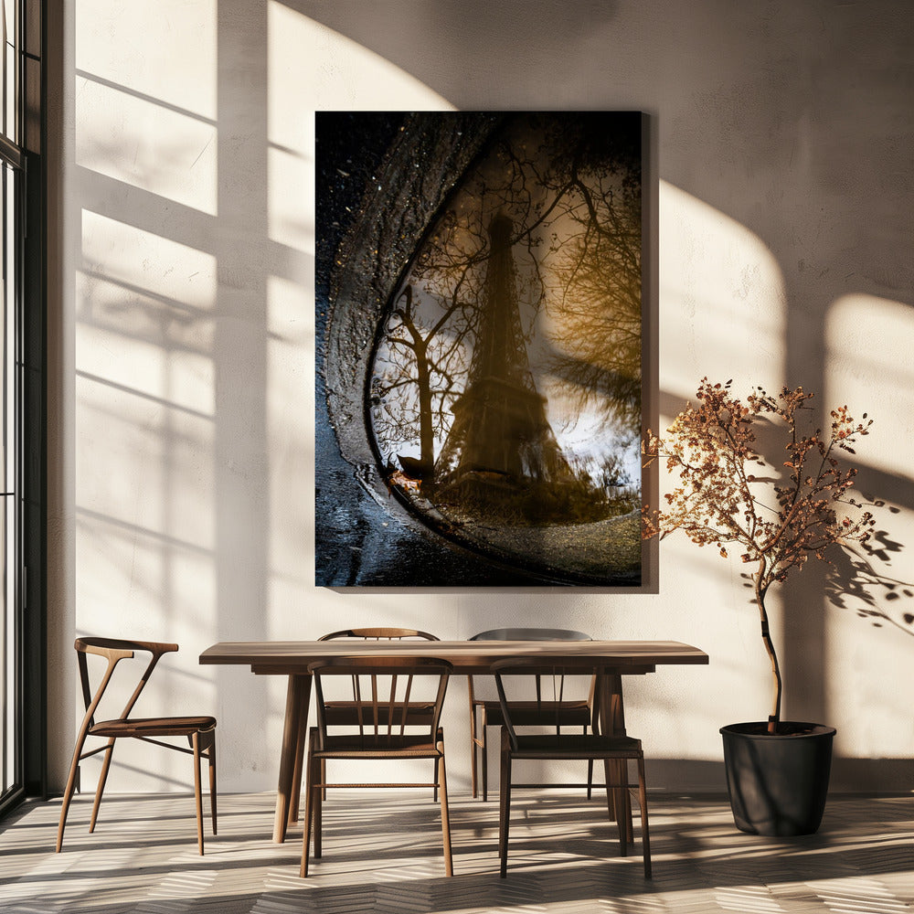 Eiffel tower reflection | Canvas