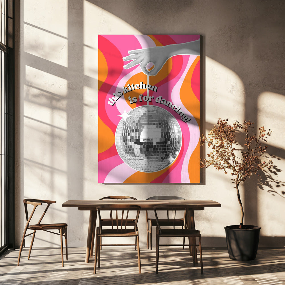 Disco Kitchen Vibes | Canvas
