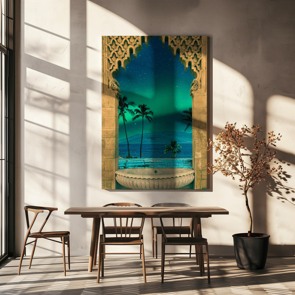 Portal in die Nacht | Leinwand