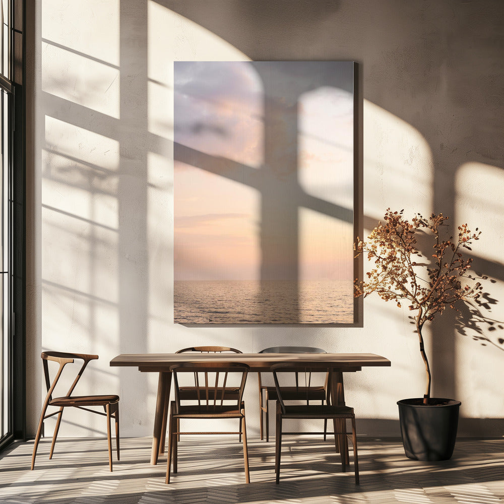 Pastellfarbener Sonnenuntergang | Leinwand