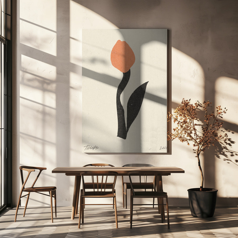 Moderne Blume 01 | Leinwand
