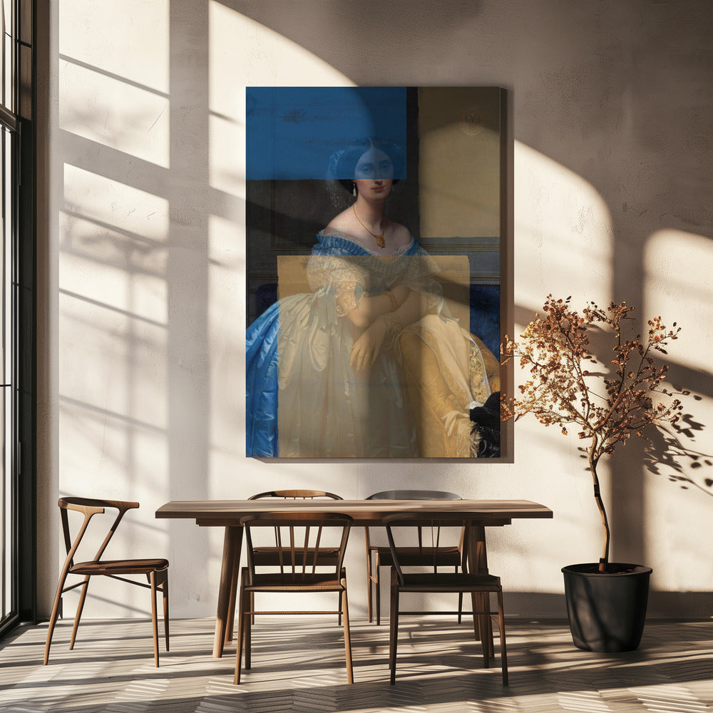 Baroque Portrait Contemporary Collage | Canvas
