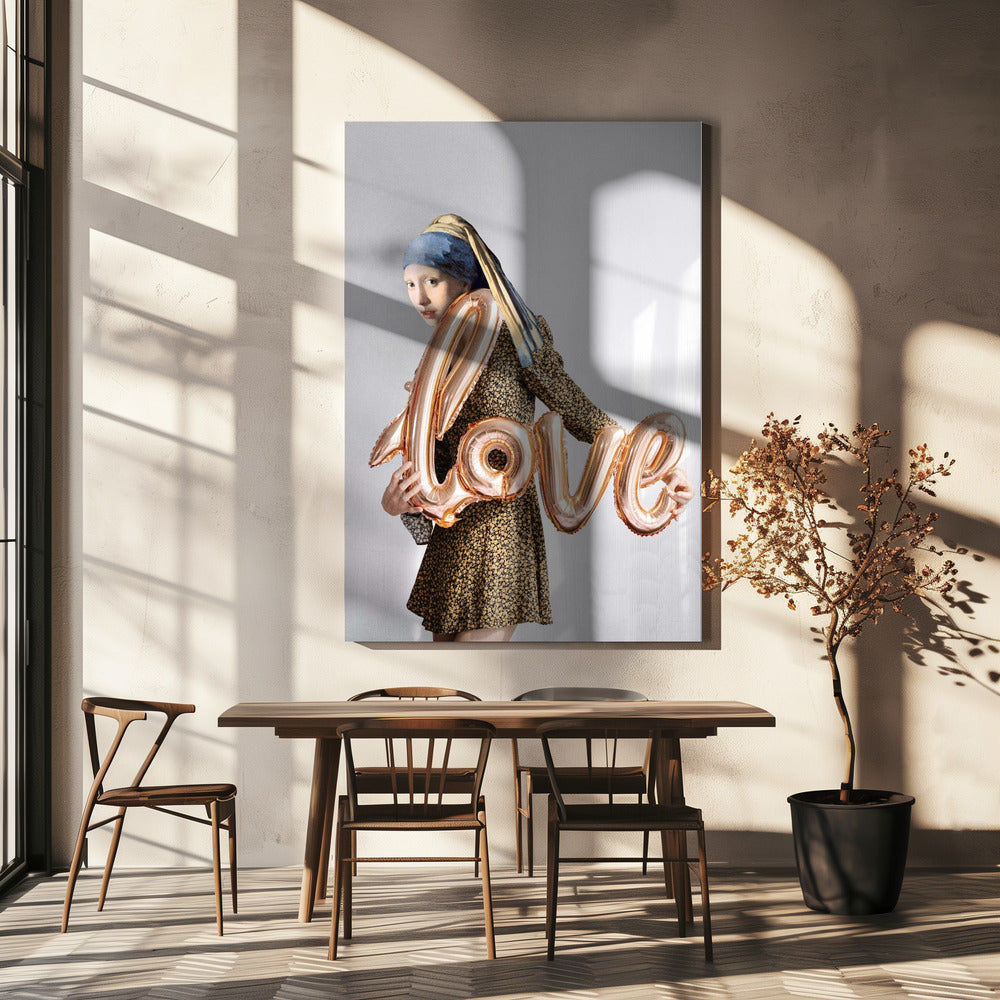 Perlenliebe | Leinwand