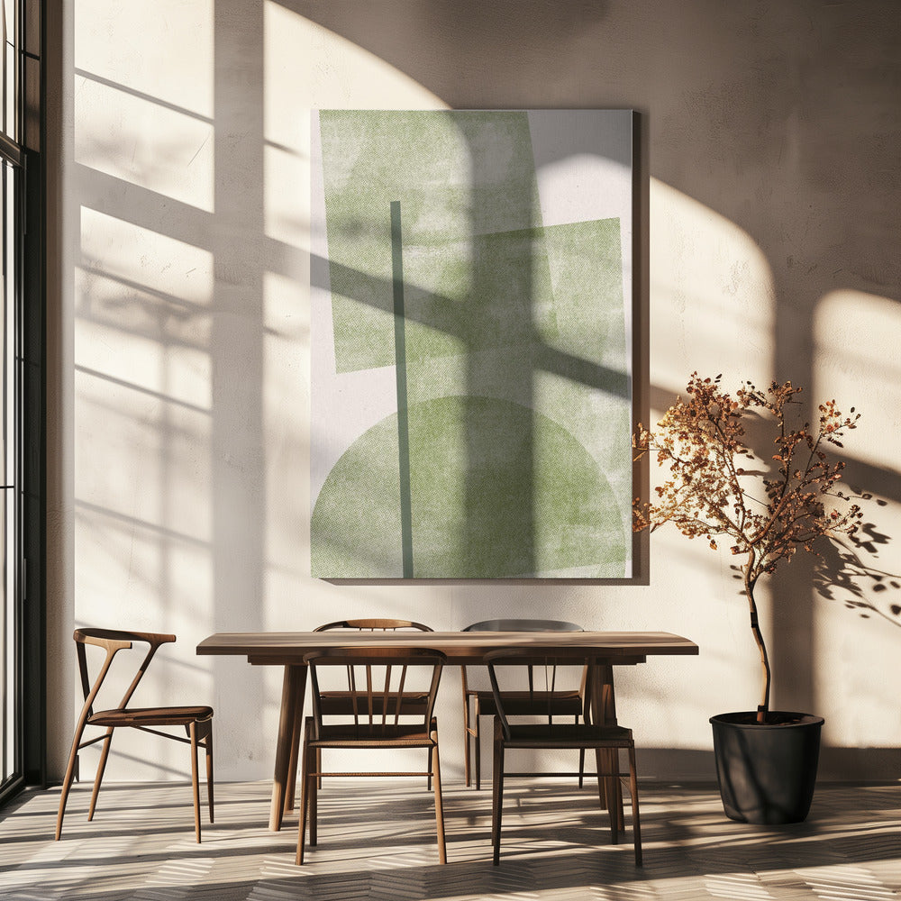 Geometrischer Dunst | Leinwand