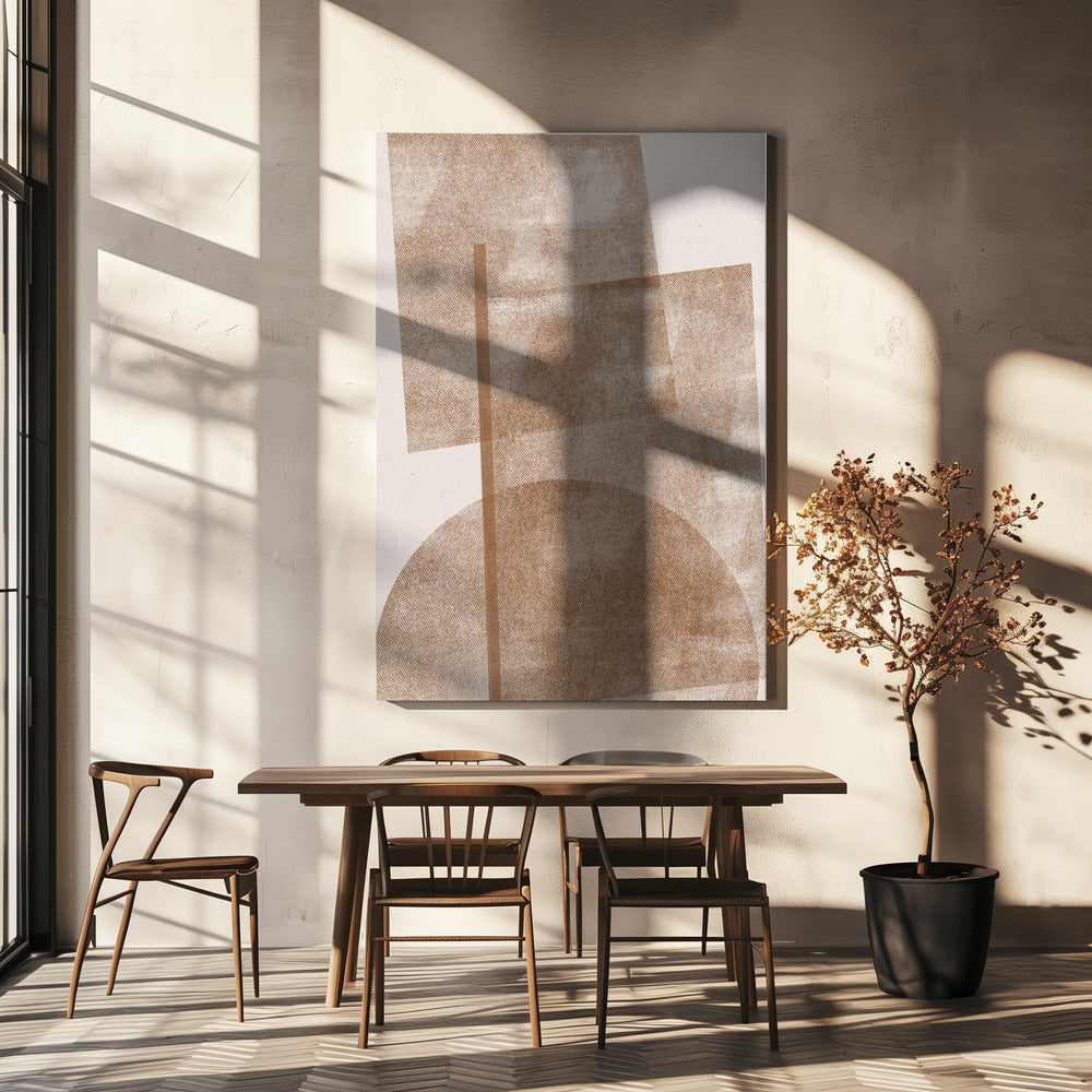 Geometrischer Dunst | Leinwand