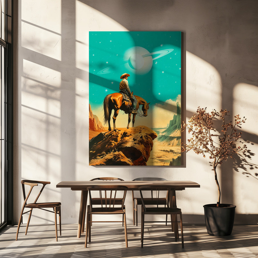 Ein westlicher Astronaut | Leinwand