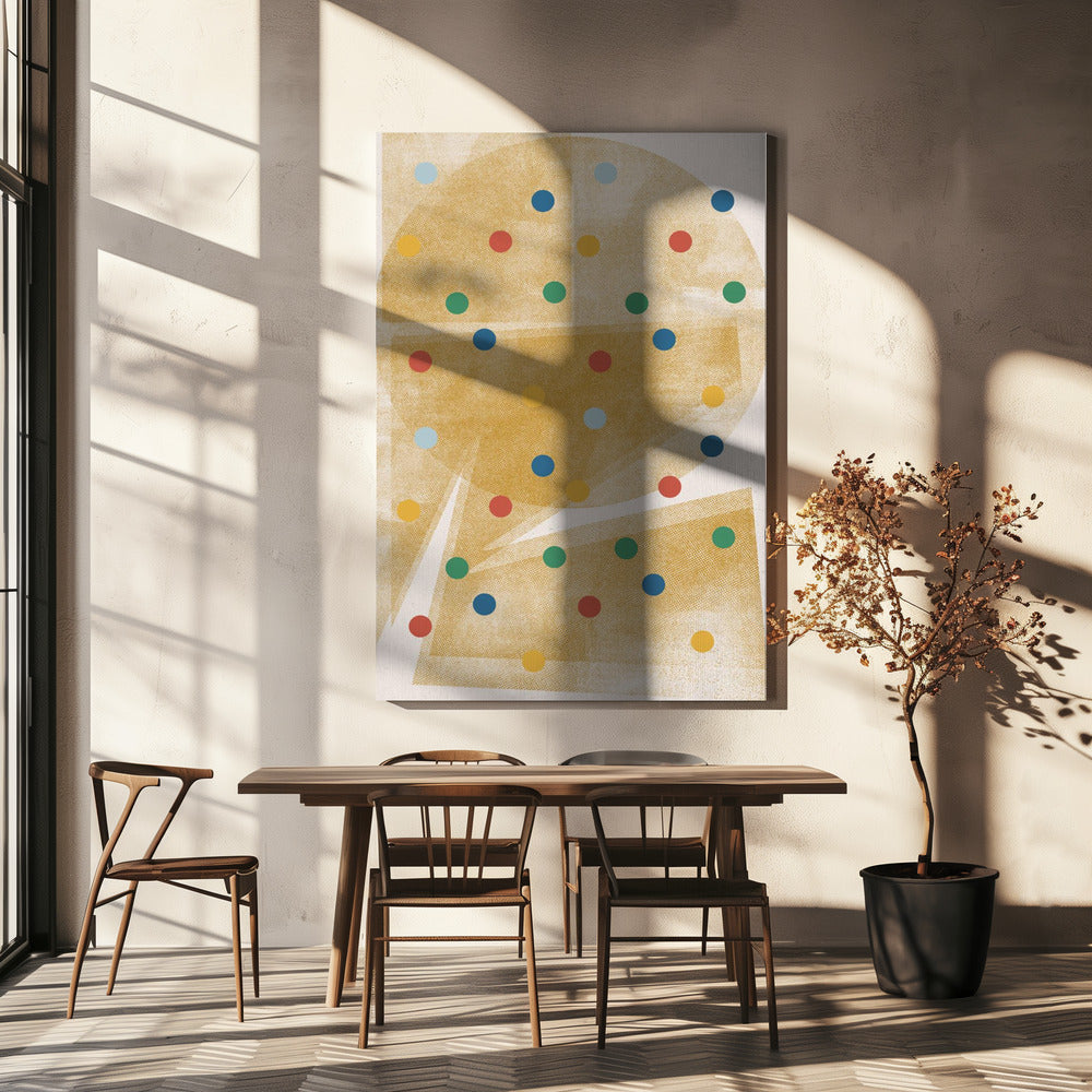 Polka Dot Harmonie | Leinwand